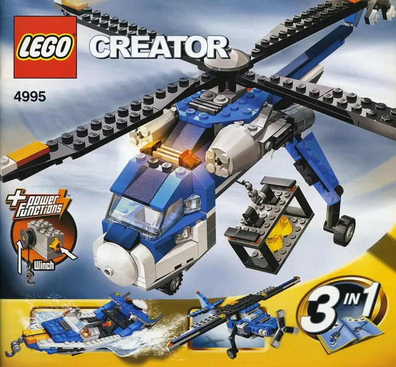 LEGO Creator 4995 Cargo Copter set