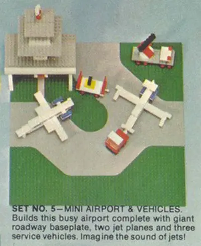 LEGO Samsonite 5 Mini-Wheel Model Maker Set 5 (Kraft Velveeta) set