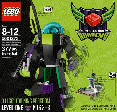 LEGO Master Builder Academy 5001273 Microbuild Designer & Robot Designer set