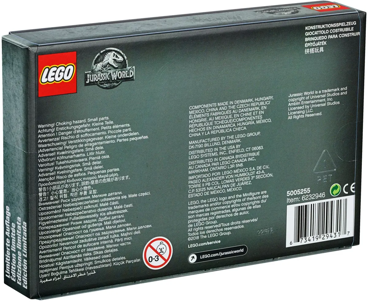 LEGO Jurassic World 5005255 Jurassic World Minifigure Collection set, image 3