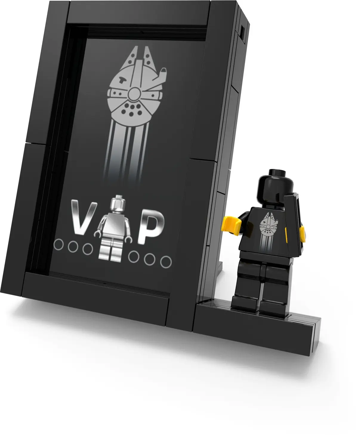 LEGO Star Wars 5005747 Black Card Display Stand set