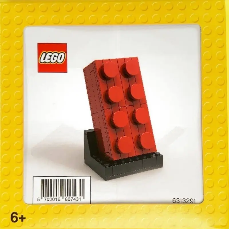 LEGO Promotional 5006085 Buildable 2x4 Red Brick set, image 2