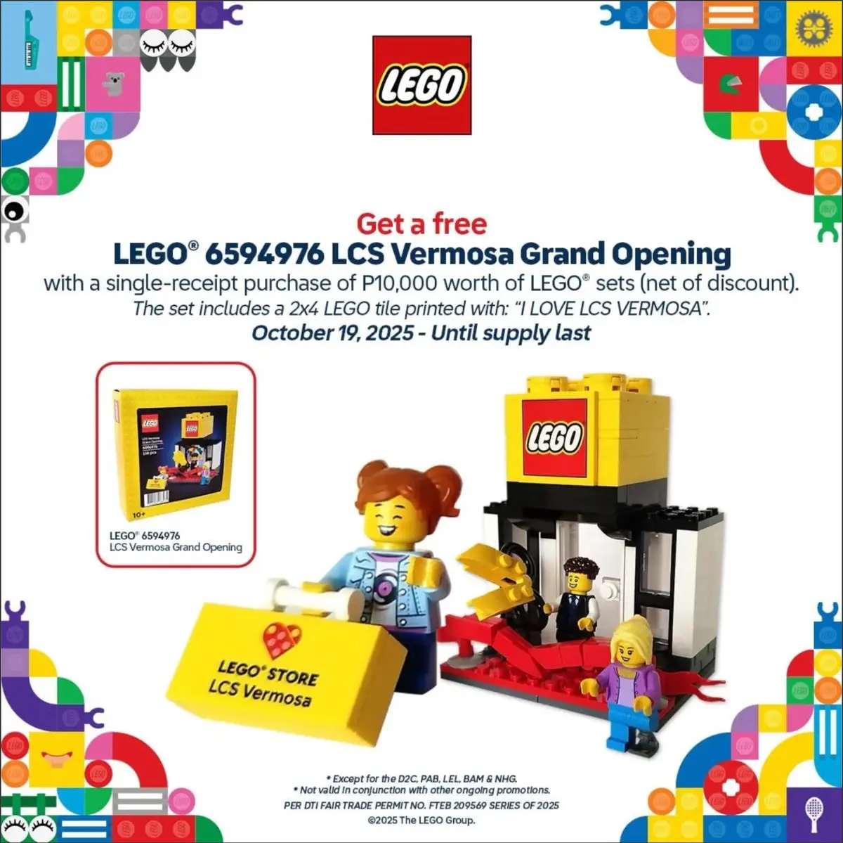 LEGO Promotional 5009506 LCS Vermosa Grand Opening set, image 2