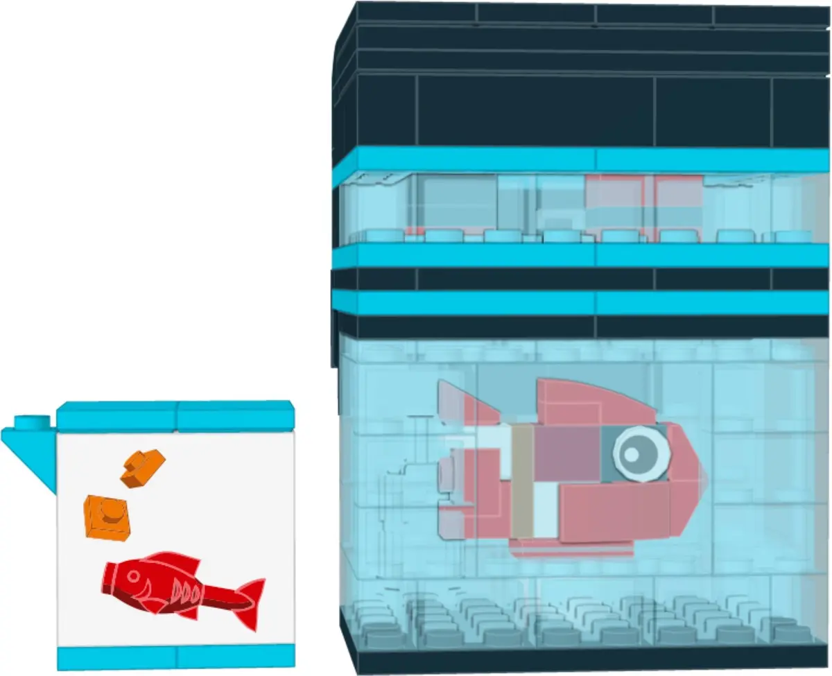 LEGO Promotional 5009823 Fish Tank Filter & Fish Food set, image 4