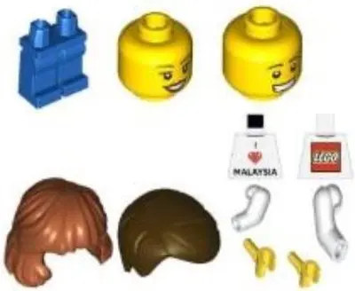 LEGO Promotional 5010324 I Love Malaysia Minifigures set