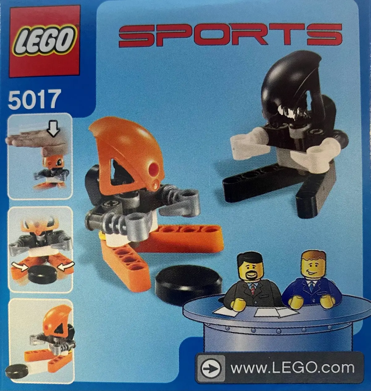 LEGO Sports 5017 Hockey Headshox set, image 2