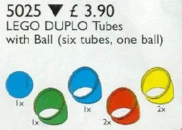 LEGO Service Packs 5025 Duplo Tubes with Balls set