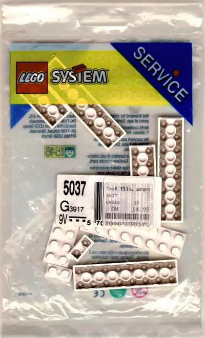 LEGO Service Packs 5037 Current-Carrying Bricks 9V Assorted Sizes set