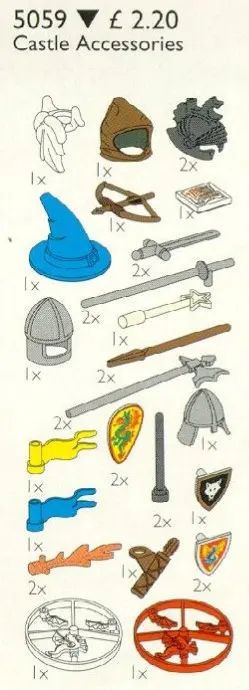 LEGO Service Packs 5059 Castle Accessories set