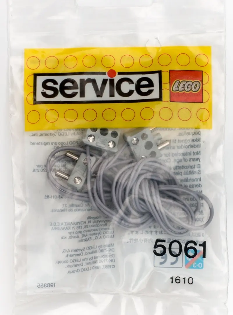 LEGO Service Packs 5061 Train Connector Leads 25 and 75 cm set