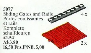 LEGO Service Packs 5077 Sliding Gates and Rails set