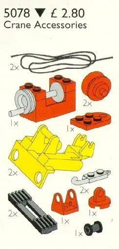 LEGO Service Packs 5078 Crane Accessories (Container Crane Set) set
