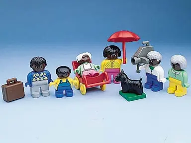 LEGO Service Packs 5089 Duplo Family, African American set