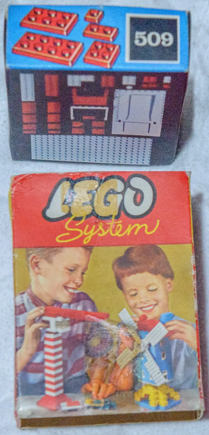 LEGO System 509 38 Slimbricks Assorted Sizes set
