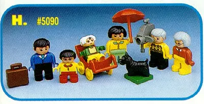 LEGO Service Packs 5090 Duplo Family, Asian set