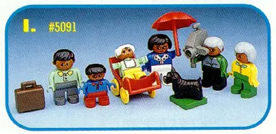 LEGO Service Packs 5091 Duplo Family, Hispanic set