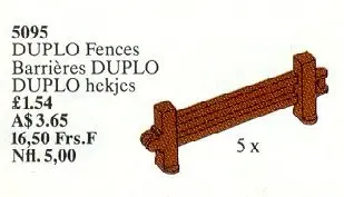LEGO Service Packs 5095 Duplo Fences set