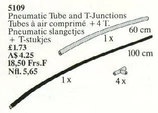 LEGO Service Packs 5109 Pneumatic Tubing and T-Junctions set