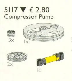 LEGO Service Packs 5117 Compressor Pump for 8868 set
