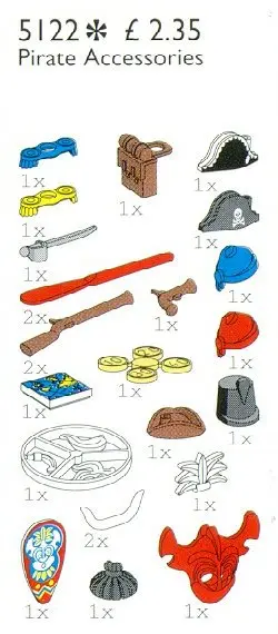 LEGO Service Packs 5122 Pirate Accessories set