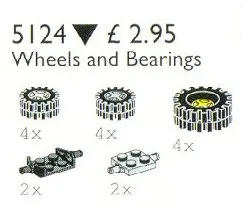 LEGO Service Packs 5124 Wheels and Bearings set