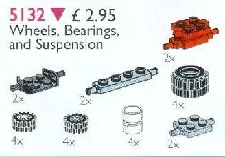 LEGO Service Packs 5132 Wheels, Bearings and Suspension set, image 2