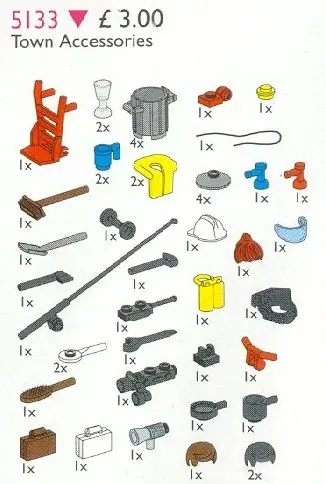 LEGO Service Packs 5133 Town Accessories set