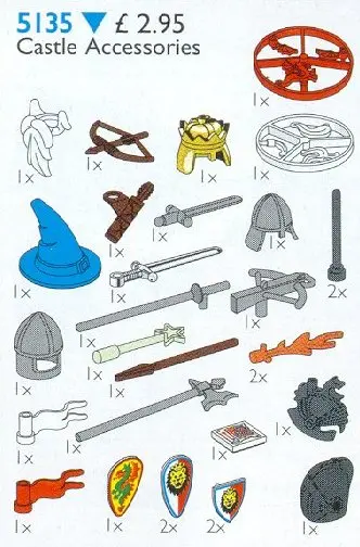 LEGO Service Packs 5135 Castle Accessories set