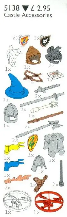 LEGO Service Packs 5138 Castle Accessories set
