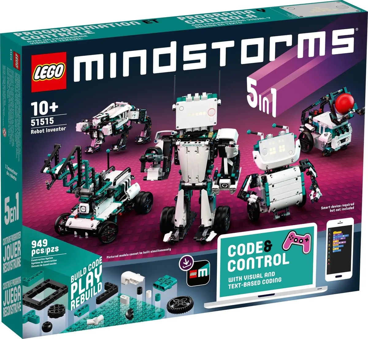 LEGO Mindstorms 51515 Robot Inventor set, image 4