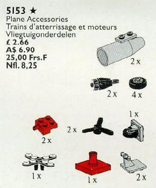LEGO Service Packs 5153 Plane Accessories set
