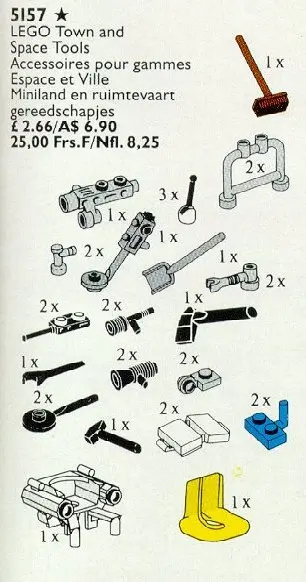 LEGO Service Packs 5157 Town and Space Tools set