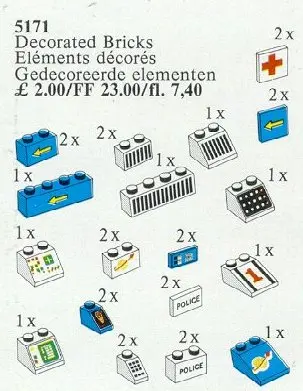 LEGO Service Packs 5171 Decorated Elements set