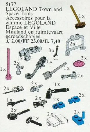 LEGO Service Packs 5177 Town and Space Tools set