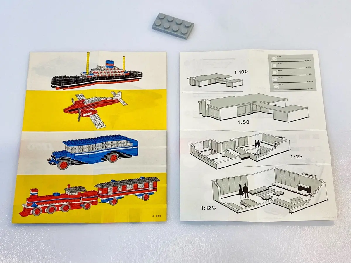 LEGO System 518 2 x 4 Plates (cardboard box version) set, image 5