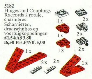LEGO Service Packs 5182 Hinges and Couplings set
