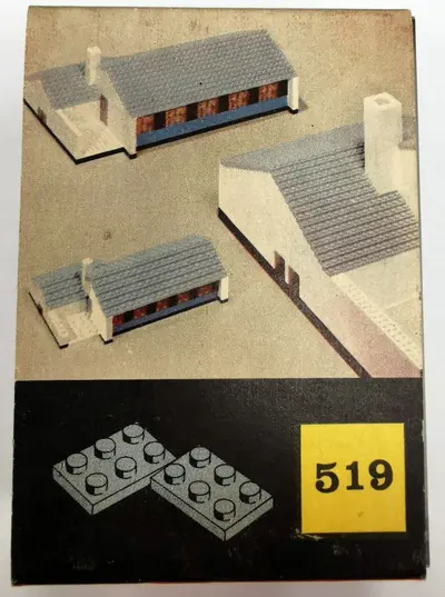 LEGO System 519 2 x 3 Plates (cardboard box version) set