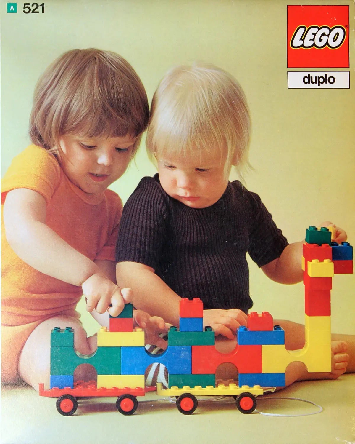LEGO DUPLO 521 Bricks and half bricks all colours set