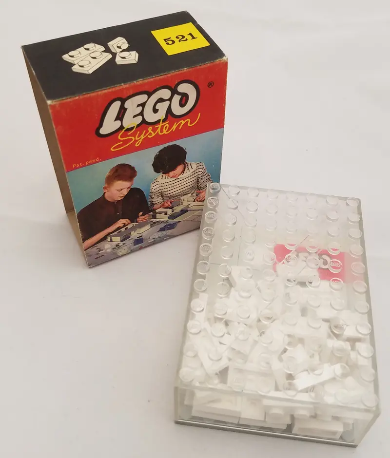 LEGO System 521 1 x 1 and 1 x 2 Plates (architectural hobby und modelbau version) set