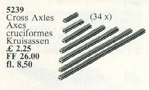 LEGO Service Packs 5239 34 Cross Axles set