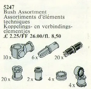 LEGO Service Packs 5247 Bushes, Piston Rods and Toggle Joints set