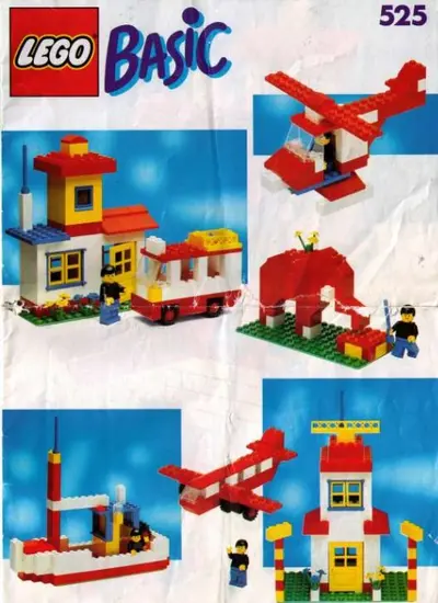LEGO Basic 525 Basic Building Set, 5+ set