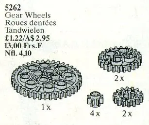 LEGO Service Packs 5262 Gear Wheels set