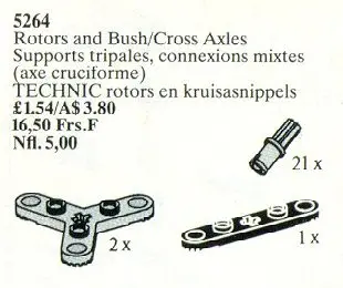 LEGO Service Packs 5264 Rotors and Bush / Cross Axles set