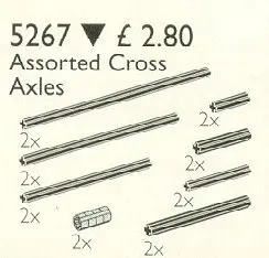 LEGO Service Packs 5267 Assorted Cross Axles set