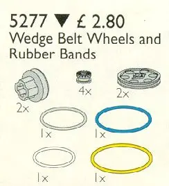 LEGO Service Packs 5277 Wedge Belt, Pulleys and V-Belts set