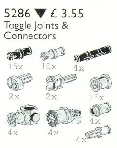 LEGO Service Packs 5286 Toggle Joints and Connectors set
