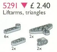 LEGO Service Packs 5291 Lift-Arms, Triangles set