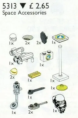 LEGO Service Packs 5313 Town / Space Accessories set, image 2