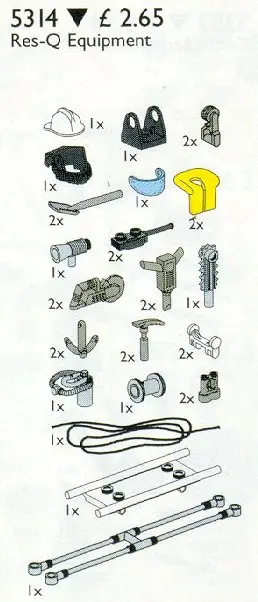 LEGO Service Packs 5314 Town / Res-Q Equipment set